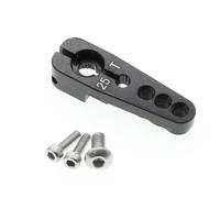 Pour 1/10 1/8 Trou Bras Servo 25T Voiture RC Espacement 12 16 20 Mm Amélioration Du Klaxon Pièce Rechange Servomoteurs Crawler PièCes Rc(Black)