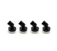 Pour 1/10 Lot De 4 Métal Aimant Stealth Body Poteau Colonne Contact Voiture RC Drift Télécommande Modèles Réduits Parti RC(Black)