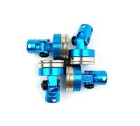 Pour 1/10 Lot De 4 Métal Aimant Stealth Body Poteau Colonne Contact Voiture RC Drift Télécommande Modèles Réduits Accessoires RC(Blue)