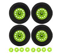 Pour 1/10 RC pneus de camion de Course courte pour ARRMA pour SENTON pour TRAXXAS pour Slash 12mm 14mm 17mm Hex RC pneus de camion vert