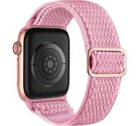 Pour 10 bandes de surveillance 44 mm 45 mm 42 mm 49 mm 41 mm 40mm 38 mm pour femmes hommes, boucle solo en boucle en nylon douce en nylon doux pour la série SE 10 9 8 6 5 4 4 3 2 1