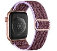 Pour 10 bandes de surveillance 44 mm 45 mm 42 mm 49 mm 41 mm 40mm 38 mm pour femmes hommes, boucle solo en boucle en nylon douce en nylon doux pour la série SE 10 9 8 6 5 4 4 3 2 1