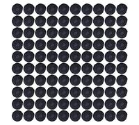 Pour 100 pcs, pour la couverture des microphones, résistant à la sueur, jetable, excellente élasticité, réduisez le bruit, les bouchons de microphone (Noir)