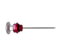 Pour 110cc Pour 125cc Accessoires De Moto Bouchon D'huile Jauge Température Du Réservoir Jauge Carburant Du Moteur Jauge Niveau D'huile Jauge Jauge D'huile Courte(Red)