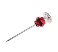 pour 110cc pour 125cc Accessoires De Moto Jauge De Niveau D'huile Jauge De Réservoir D'huile avec Jauge De Température Bouchon Thermomètre(Red)