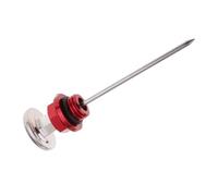 pour 110cc pour 125cc Moto Jauge De Réservoir D'huile avec Jauge De Température Indicateur De Niveau D'huile Jauge De Niveau D'huile pour VTT Bouchon Thermomètre(Red)