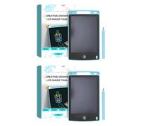 Pour 2 ensemble, pour la tablette d'écriture LCD, une haute sensibilité réutilisable, un tableau d'écriture électronique de dessin