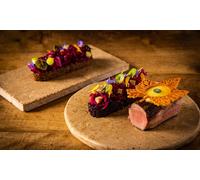 Pour 2 pers. : menu de la Source en 5 services et accord Prestige (2 verres)