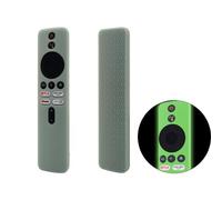 pour 2023 XiaoMi 4K TV Box 2ème Génération Silicone Housse de Protection Anti - Chute Antidérapante Télécommande Housse Accessoires étui en Cuir (Chartreuse)