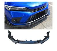 pour 22 11e Génération pour Civic Diffuseur Splitter Body Kit Spoiler Pelle Avant Modification De Voiture 3 Segments Voiture Front Spoilers Lip(Carbon Stripe)