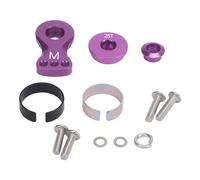 pour 25T, pour un ajustement de l'économiseur de servo, remplacement du bras de servo universel en alliage en aluminium, longueur de 29,5 mm m, pour les voitures RC 1/10 (Violet)