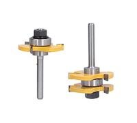 pour 2pcs, pour Un bit de routeur de Forme T, Acier à Grande Vitesse, fraitement en Bois, pour la menuiserie de Bricolage du Bois