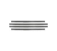 Pour 3 Pour Série E46 323i 328i 330i 325i 1999-2004 Autocollants Couverture Bande Garniture Seuil Voiture Fiber Carbone Interior Garniture Cadre(Zwart)