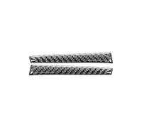 Pour 3 Pour Série E90 2005-2012 Fibre Carbone Intérieur Voiture Bouton CD Central Deux Côtés Revêtement D'habillage Décor Autocollants Interior Garniture Cadre(Zwart)