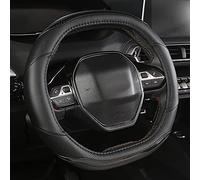 pour 3008/GT 5008/GT Phase 2 2017-2022 Cuir Intérieur Volant Anti-Glissement décorative Coque Accessoire Auto 1 Jeu (Noir)