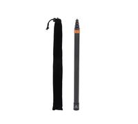 Pour 360X4 3 Mètres de Fibre de Carbone Selfie Stick Invisible Sports Camera Télescopique Portable Enregistrement Extension Stick Or