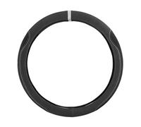 pour 38 cm de diamètre de diamètre Respirant Roue de carade de Roue de Voiture Housse de Volant(White)