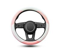 pour 38cm Automne Et Hiver Peluche Chaude Fourrure De Renard Argenté Modification Intérieure Automobile(Circular Pink)