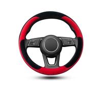 pour 38cm Automne Et Hiver Peluche Chaude Fourrure De Renard Argenté Modification Intérieure Automobile(Circular Red)