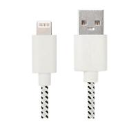 Pour 3m Nylon Netting Style Câble De Charge De Transfert De Données Usb Pour Iphone Facile À Nettoyer Et Entretenir