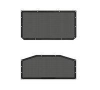 Pour 4 housses de toit de voiture de portière - Design respirant - Bruit résistant aux éclaboussures - La housse de toit facile à installer réduit
