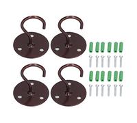 pour 4 pcs de Plafond de Montage Mural, Fer à taume Robuste, pour Les mangeoires à Oiseaux suspendues, Les lanternes, Les jardinières