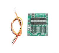 pour 4s 30A 14.4V Carte de Protection Li-ion pour Batteries - Équilibreur PCB Haute Performance pour Outils Électriques et Aspirateurs 8x6cm(Green)
