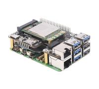 Pour 5 PCle vers MiniPCle GbE USB3.2 HAT+ Gigabit Ethernet avec module SIM7600G-H 4G prenant en charge MiniPCIe