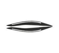 Pour 5 Pour Série F10 2014-2016 Phare Voiture Sourcils Paupières Revêtement D'habillage Décoration Autocollants Fiber Carbone Interior Garniture Cadre(Zwart)