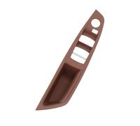 Pour 5 Pour Série F10 F11 520 523 525 528 530 Bouton Lève-vitre Intérieur Interrupteur Poignée Porte Couvercle Accoudoir Panneau Poignée Traction Porte Interior Garniture Cadre(LHD Brown)