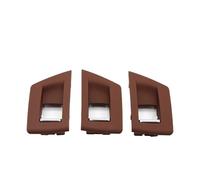 Pour 5 Pour Série F10 F11 F18 520i 523i 525i 528i 535i 3 Pièces Ensemble LHD RHD Porte Intérieure Lève-vitre Ajuster Bouton Commutation Garniture Couvercle Interior Garniture Cadre(LHD Red Brown)