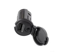 Pour 508 208 Rcz C3 pour C4 Adaptateur d'interface auxiliaire USB Remplacement pour OEM 96647952xt 96645227xt Fabriqué en ABS robuste Installation directe sans modifications Noir