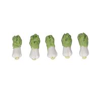 Pour 5pcs, pour le modèle chinois de chou, accessoire de décoration de légumes miniatures de la maison de poupée, échelle 1:12, jolie réaliste, pour les enfants
