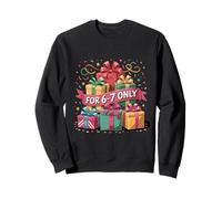 pour 6, 7, Seulement Six Sept Meme, Noël, Femmes, Hommes et Enfants Sweatshirt