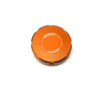 Pour 690 Duke R 2008-2011 990 Super Duke R 1190 RC8 RC8R Aluminium Moto Avant Arrière Réservoir De Liquide De Frein Couvercle Bouchon(Rear-Orange)