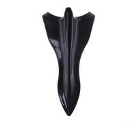 pour 77hf Universel Camion Aileron Requin Diffuseur Générateur Aile Aileron Toit Pare Chocs Voiture Décoratif Lèvre Aileron Autocollant Souples(Black)