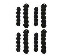 Pour 8pcs, pour Black Sponge, Soft Flexible Bun Maker, Hair Bun Twist Ring Accessoires pour les femmes, pour la vie quotidienne