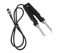 Pour 902 Esd pour Smd Pince à épiler Double Fer à Souder Clip avec Élément de Chauffage Rapide pour Réparation de Circuit Imprimé et Tâches de Reprise de Puce Noir Argent