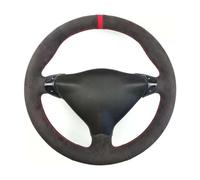 pour 911 986 996 pour Carrera pour Boxster S Housse Volant Voiture Daim Noir Souple Couvre Volant Voiture(Blue Thread)