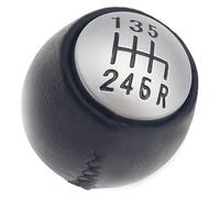 Pour A&lfa Pour Romeo GT 147 166 3.2 V6 5/6 Vitesses En Cuir PU Pommeau Levier Vitesse Manuel Levier Manette Vitesse Handball Rond levier changement vitesse