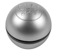 Pour A&lfa Pour Romeo Pour Giulietta 2010-2018 Pommeau Levier Vitesse Levier Vitesse Handball Couvercle Capuchon Pommeau Levier Vitesse Tête Couvercle Pommeau Levier Vitesse(5 Speed Silver)