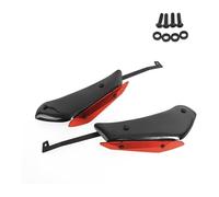 pour A&prilia pour RSV4 RF RR 2015-2020 Moto Côté Bas Force Spoiler Avant Aile Downforce Carénage Aérodynamique Aile Fixe Aileron Latéral De Moto Carénage(Carbon Look-Red)
