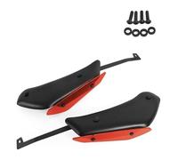 pour A&prilia pour RSV4 RF RR 2015-2020 Moto Côté Bas Force Spoiler Avant Aile Downforce Carénage Aérodynamique Aile Fixe Aileron Latéral De Moto Carénage(Matte Black-Red)