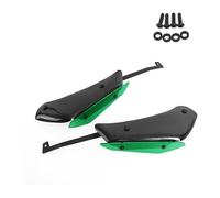 pour A&prilia pour RSV4 RF RR 2015-2020 Moto Côté Bas Force Spoiler Avant Aile Downforce Carénage Aérodynamique Aile Fixe Aileron Latéral De Moto Carénage(Carbon Look-Green)
