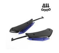 pour A&prilia pour RSV4 RF RR 2015-2020 Moto Côté Bas Force Spoiler Avant Aile Downforce Carénage Aérodynamique Aile Fixe Aileron Latéral De Moto Carénage(Carbon Look-Blue)