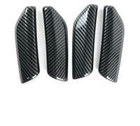 pour A&UDI pour Q3 2019-2022 Accessoire Intérieur Fibre Carbone Poignée Porte Latérale Intérieure Voiture Décoration Cadre Garniture Couverture Garniture Panneau Automobile