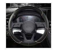 pour A1 8X A2 A3 Q3 Q5 Q2 A4 A5 A6 pour Avant Microfibre Cuir Couverture Volant Voiture Accessoires Auto Housse Volant Voiture(O Shape Beige)