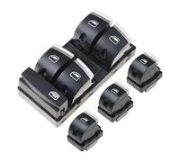 Pour A3 8P A6 S6 RS6 C6 Q7 2004-2011 4F0959851H 4F0959855B Interrupteurs À Bouton-poussoir Interrupteur Vitre Électrique Bouton Commande Principal Interrupteur Lève Vitre(4)
