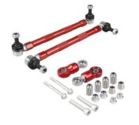 Pour A3 S3 8v Liens D'extrémité De Barre Stabilisatrice Avant Et Arrière Réglables Querlenker Achslenker(Rouge)