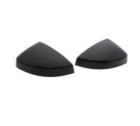 Pour A3 S3 8V RS3 2013-2019 Argent Rétroviseur Latéral De Voiture Couvre Rétroviseur Capuchon Coque Boîtier Porte Voiture Accessoires 2 Pièces(Black)